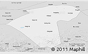 Silver Style Panoramic Map of Naiman Qi