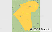 Savanna Style Simple Map of Naiman Qi