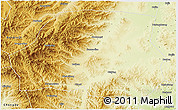 Physical 3D Map of Ningcheng