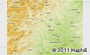 Physical 3D Map of Oroqen Zizhiqi