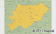 Savanna Style 3D Map of Oroqen Zizhiqi