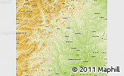 Physical Map of Oroqen Zizhiqi