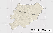 Shaded Relief Map of Oroqen Zizhiqi, cropped outside