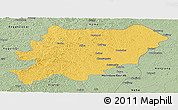 Savanna Style Panoramic Map of Oroqen Zizhiqi