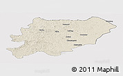 Shaded Relief Panoramic Map of Oroqen Zizhiqi, cropped outside