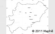 Blank Simple Map of Oroqen Zizhiqi, cropped outside