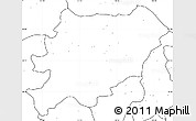 Blank Simple Map of Oroqen Zizhiqi, no labels