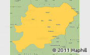 Savanna Style Simple Map of Oroqen Zizhiqi