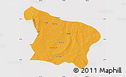 Political Map of Otog Qi, cropped outside