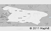 Gray Panoramic Map of Otog Qi