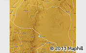 Physical Map of Otog Qianqi
