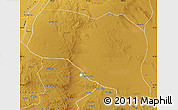 Physical Map of Otog Qianqi