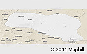 Classic Style Panoramic Map of Otog Qianqi