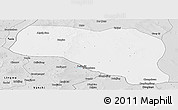 Silver Style Panoramic Map of Otog Qianqi