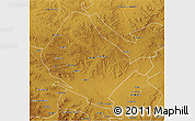 Physical 3D Map of Shangdu