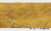 Physical Panoramic Map of Shangdu