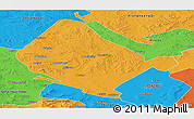 Political Panoramic Map of Shangdu