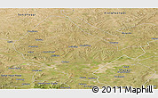Satellite Panoramic Map of Shangdu