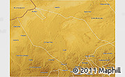 Physical 3D Map of Sonid Youqi