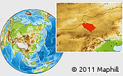 Physical Location Map of Sonid Youqi