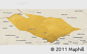 Physical Panoramic Map of Sonid Youqi, shaded relief outside
