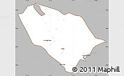 Gray Simple Map of Sonid Youqi, cropped outside