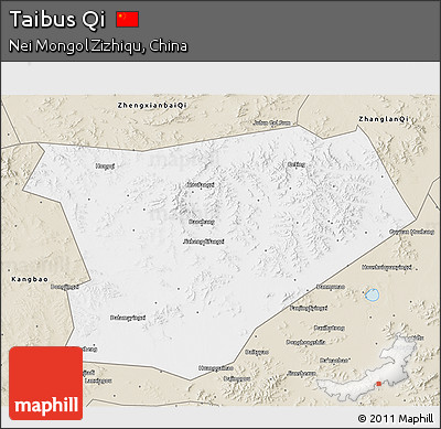 Classic Style 3D Map of Taibus Qi