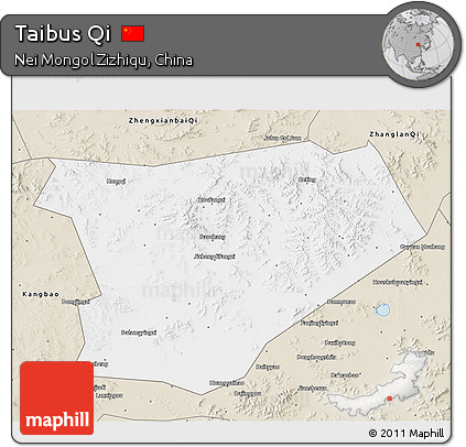 Classic Style 3D Map of Taibus Qi