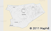 Classic Style 3D Map of Taibus Qi, single color outside