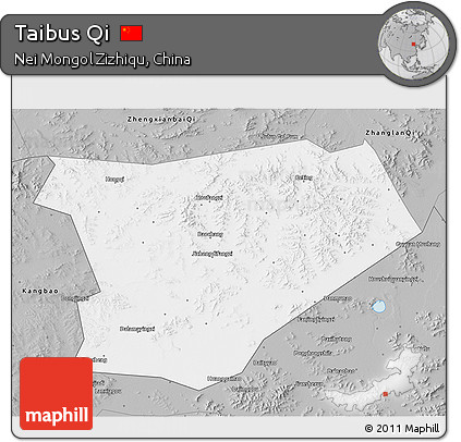 Gray 3D Map of Taibus Qi