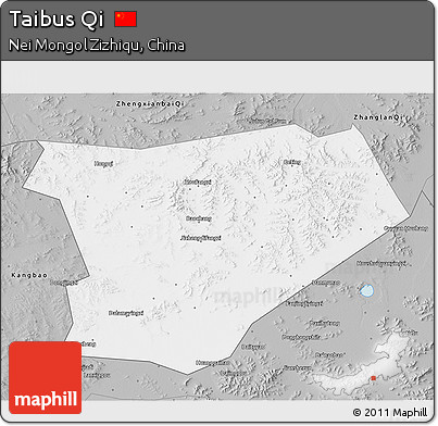 Gray 3D Map of Taibus Qi