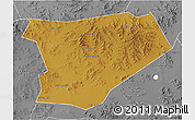Physical 3D Map of Taibus Qi, desaturated