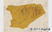 Physical 3D Map of Taibus Qi, lighten