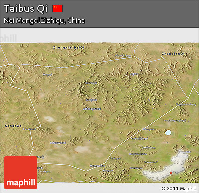 Satellite 3D Map of Taibus Qi