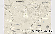 Shaded Relief 3D Map of Taibus Qi