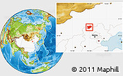 Physical Location Map of Taibus Qi, highlighted country