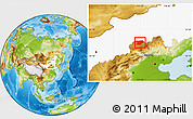 Physical Location Map of Taibus Qi, highlighted parent region