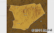 Physical Map of Taibus Qi, darken
