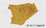 Physical Map of Taibus Qi, single color outside