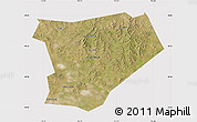 Satellite Map of Taibus Qi, cropped outside