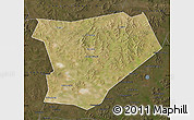 Satellite Map of Taibus Qi, darken