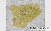 Satellite Map of Taibus Qi, lighten, desaturated