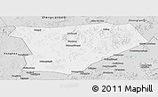 Silver Style Panoramic Map of Taibus Qi