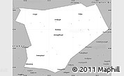 Gray Simple Map of Taibus Qi
