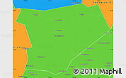 Political Simple Map of Taibus Qi