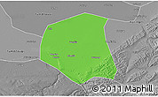 Political 3D Map of Togtoh, desaturated