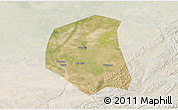 Satellite 3D Map of Togtoh, lighten