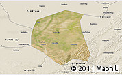 Satellite 3D Map of Togtoh, shaded relief outside