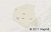 Shaded Relief 3D Map of Togtoh, lighten