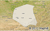 Shaded Relief 3D Map of Togtoh, satellite outside